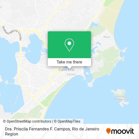Dra. Priscila Fernandes F. Campos map