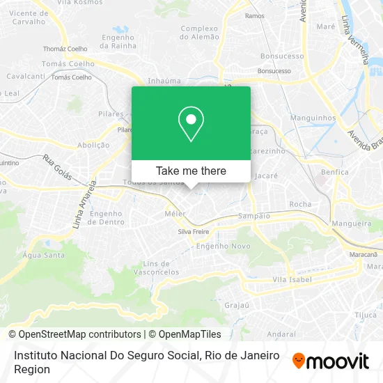 Instituto Nacional Do Seguro Social map