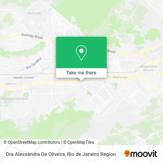 Dra Alessandra De Oliveira map