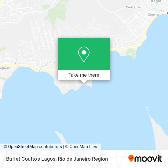 Buffet Coutto's Lagos map