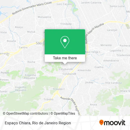 Espaço Chiara map