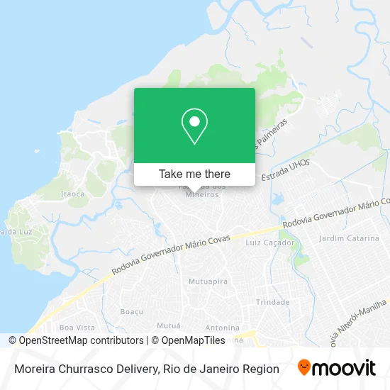 Moreira Churrasco Delivery map