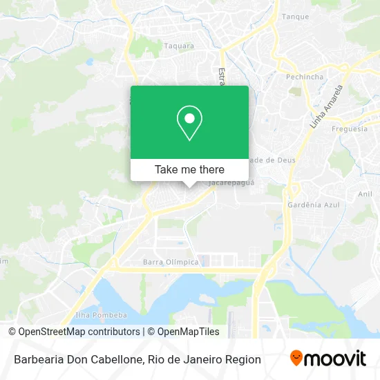 Barbearia Don Cabellone map
