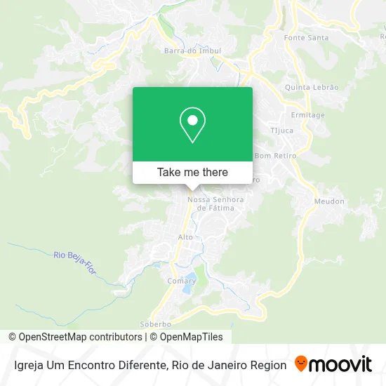 Igreja Um Encontro Diferente map