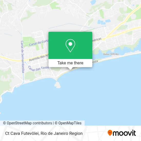 Ct Cava Futevôlei map