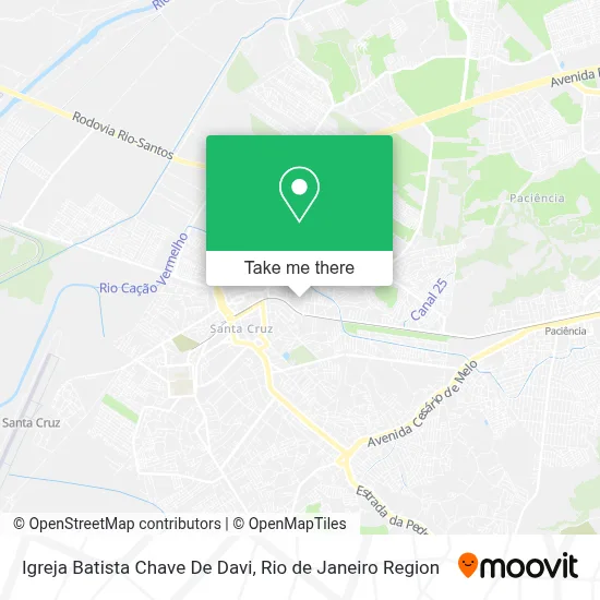 Igreja Batista Chave De Davi map