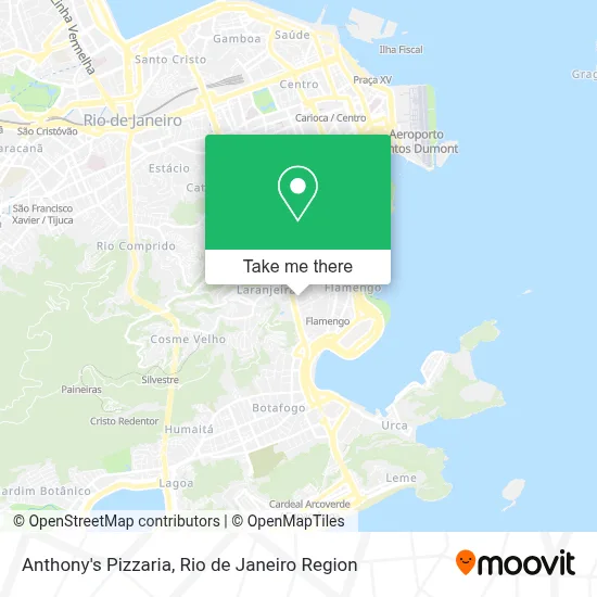 Anthony's Pizzaria map