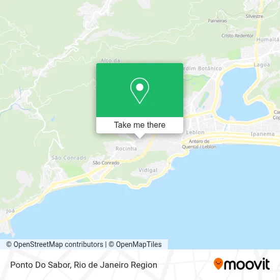 Ponto Do Sabor map