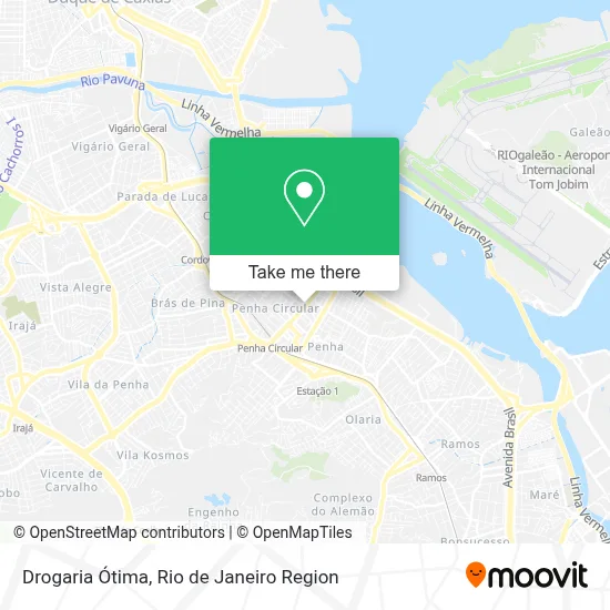 Drogaria Ótima map