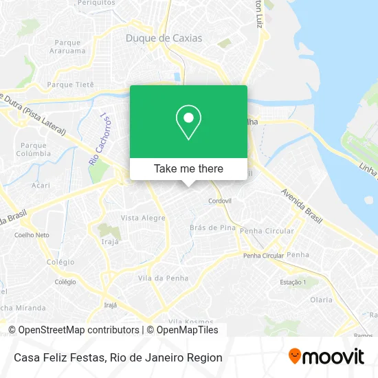Casa Feliz Festas map