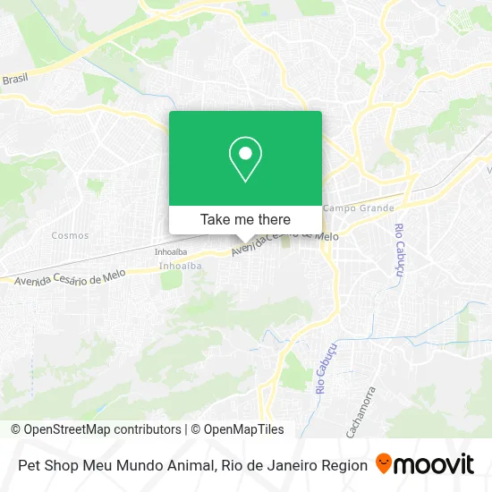 Pet Shop Meu Mundo Animal map