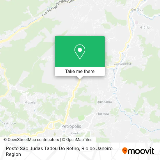 Posto São Judas Tadeu Do Retiro map
