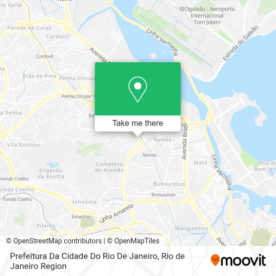 Prefeitura Da Cidade Do Rio De Janeiro map