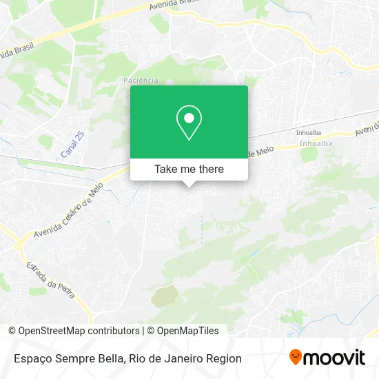 Espaço  Sempre Bella map