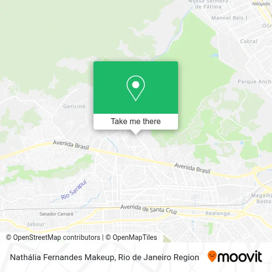 Nathália Fernandes Makeup map