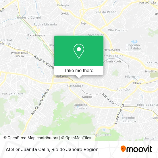 Atelier Juanita Calin map