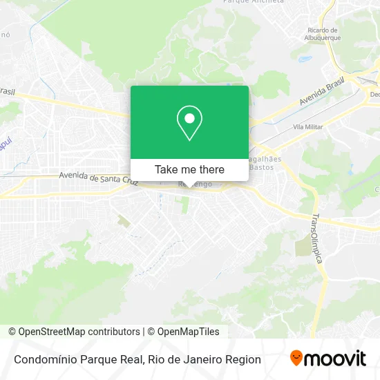 Condomínio Parque Real map