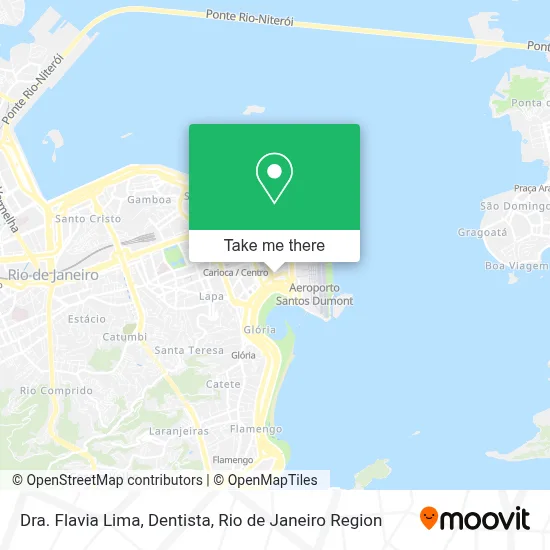 Dra. Flavia Lima, Dentista map