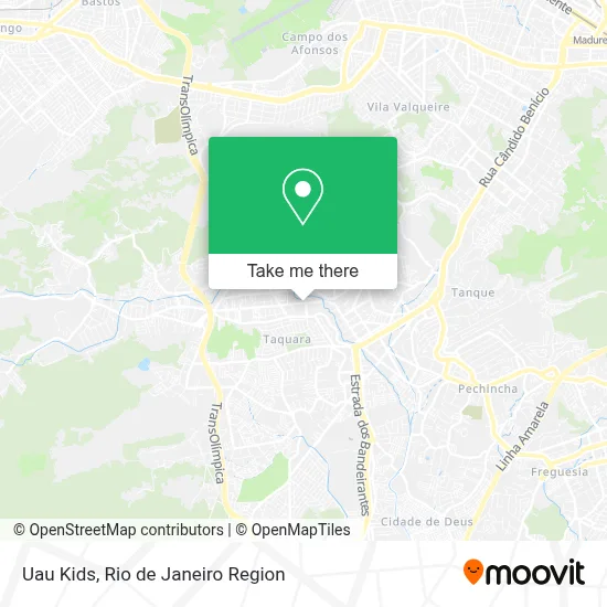 Uau Kids map