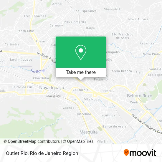 Outlet Rio map