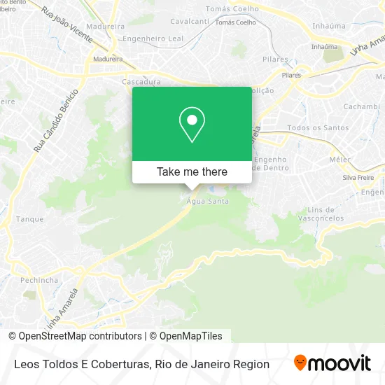 Leos Toldos E Coberturas map