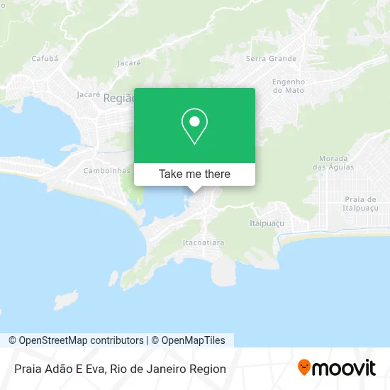 Praia Adão E Eva map