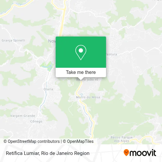 Retífica Lumiar map