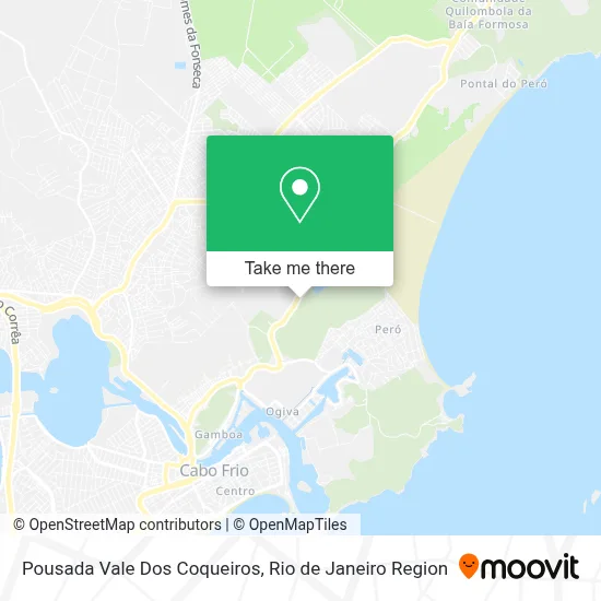Pousada Vale Dos Coqueiros map