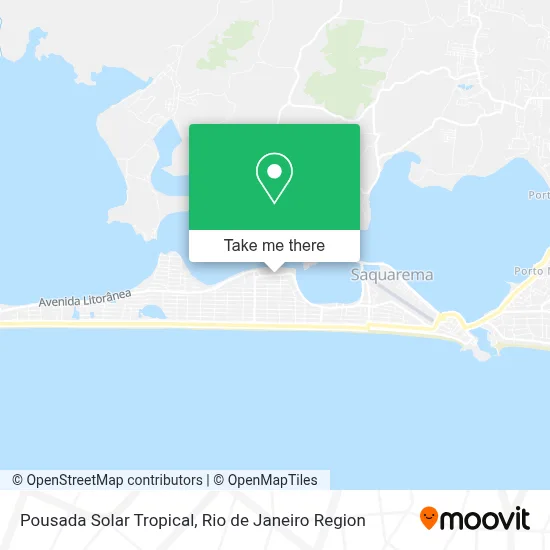 Pousada Solar Tropical map