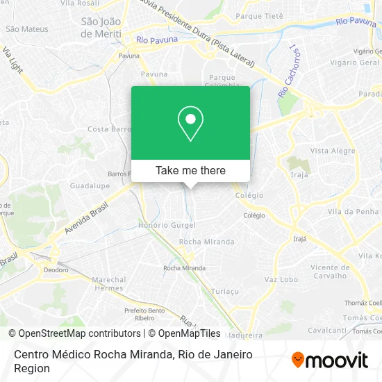 Centro Médico Rocha Miranda map