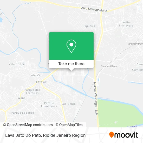 Lava Jato Do Pato map