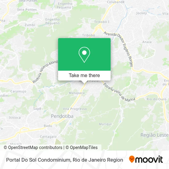 Portal Do Sol Condominium map