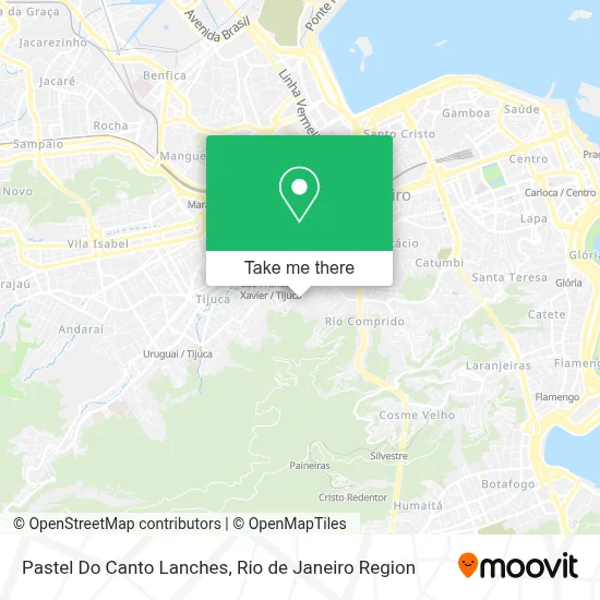 Pastel Do Canto Lanches map