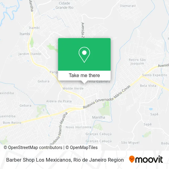 Barber Shop Los Mexicanos map