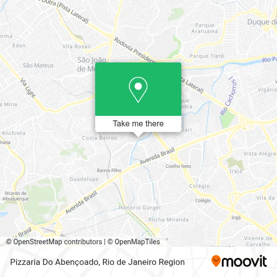 Pizzaria Do Abençoado map