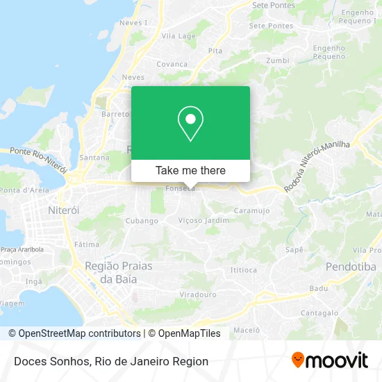 Doces Sonhos map