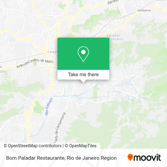 Bom Paladar Restaurante map
