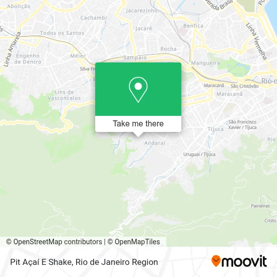Pit Açaí E Shake map