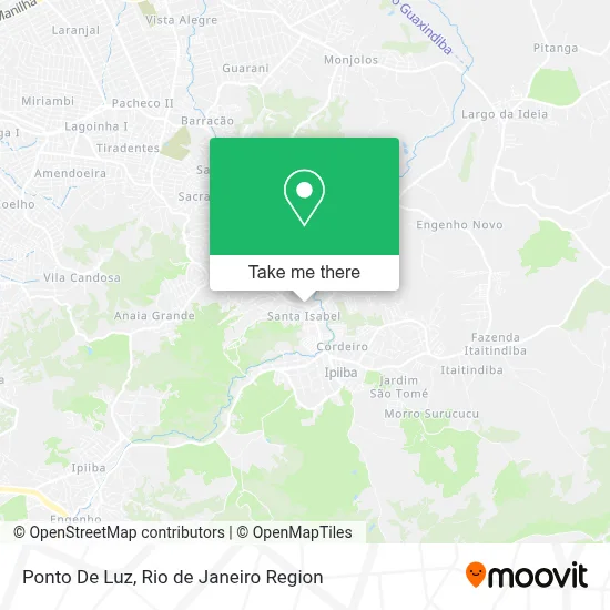 Ponto De Luz map