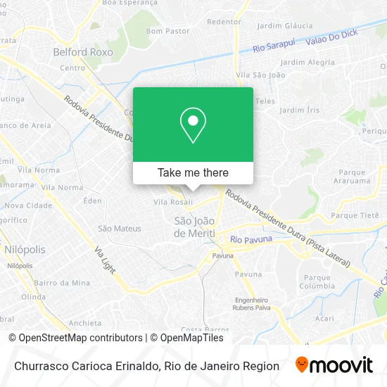 Churrasco Carioca Erinaldo map