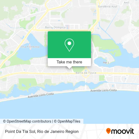 Point Da Tia Sol map