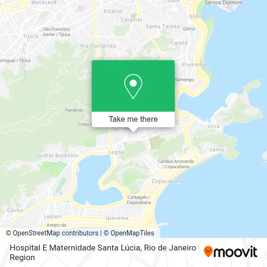 Hospital E Maternidade Santa Lúcia map