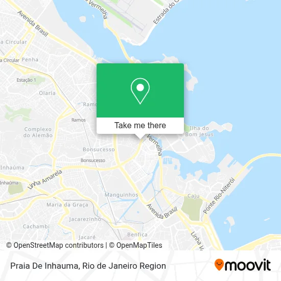 Praia De Inhauma map