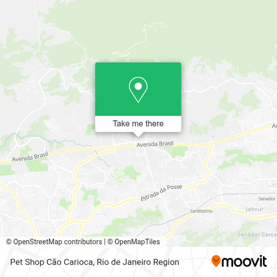 Pet Shop Cão Carioca map