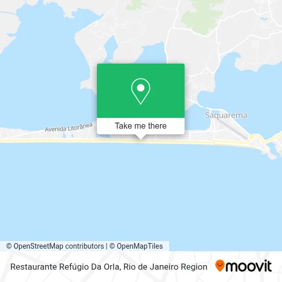 Restaurante Refúgio Da Orla map
