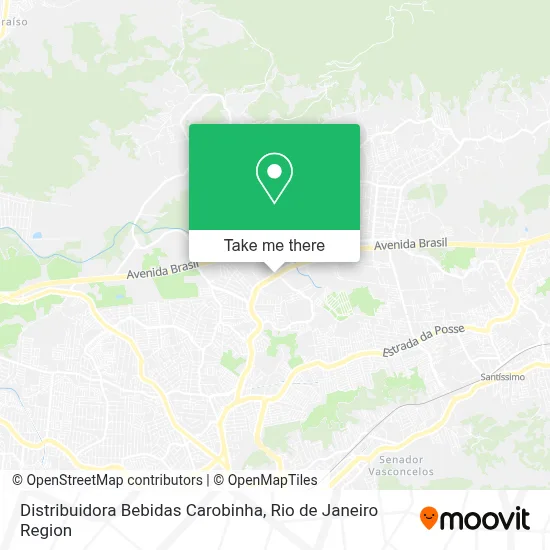 Distribuidora Bebidas Carobinha map