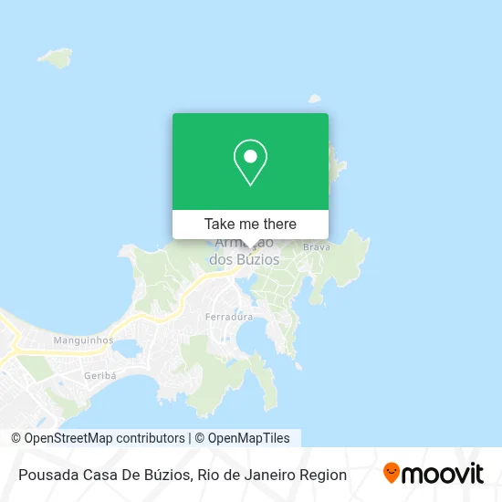 Pousada Casa De Búzios map