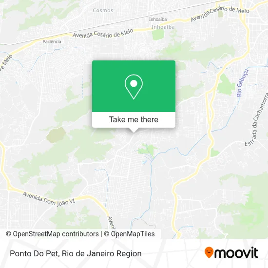 Ponto Do Pet map