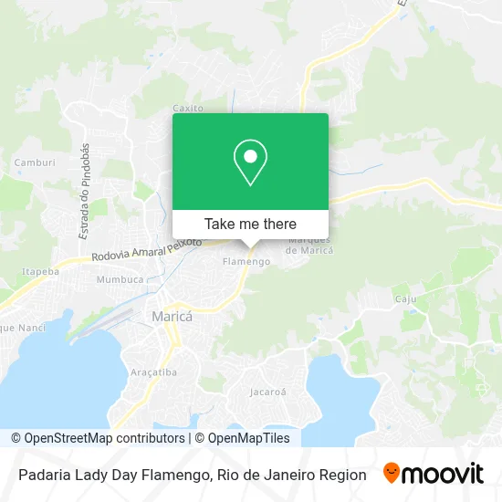 Padaria Lady Day Flamengo map