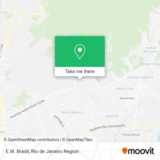 E.W. Brasil map
